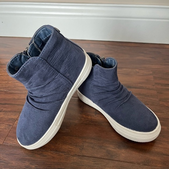 NWOT Nina Amanda Microsuede Blue Ankle Boots/Shoes-Size 9 - Picture 9 of 9